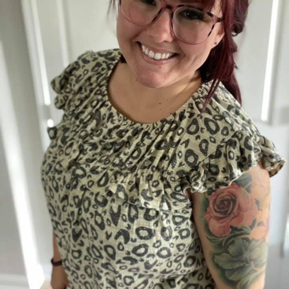 Leopard Print Ruffle Sleeve Top - Picture 2 of 3